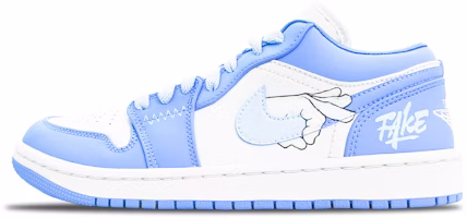 【訂製球鞋】Jordan Air Jordan 1 TAKE 北卡藍 大學藍 簡約時尚 潮流 小清新 防滑耐磨 低筒 復古籃球鞋 女款 藍白 Buy 【訂製球鞋】Jordan Air Jordan 1 TAKE 北卡藍 大學藍 簡約時尚 潮流 小清新 防滑耐磨 低筒 復古籃球鞋 女款 藍白