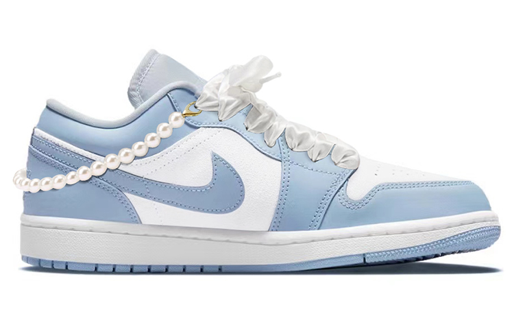 Order (W) カスタムAJ1ロー "ユニバーシティブルーパール" DC0774-050(TeamY-女款小香儿大学蓝)