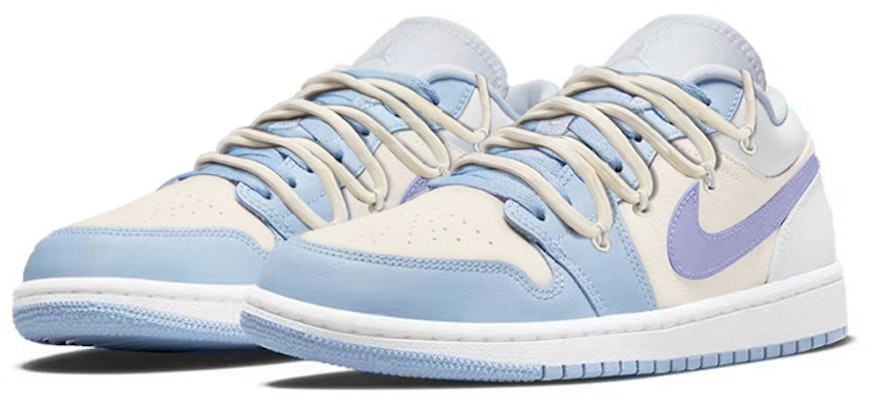 (W) Zapatillas Air Jordan 1 Low 'Azul Universitario Crema Sal Marina' DC0774-050(TeamY-女款奶油海盐大学蓝) Lookbook (W) Zapatillas Air Jordan 1 Low 'Azul Universitario Crema Sal Marina' DC0774-050(TeamY-女款奶油海盐大学蓝)