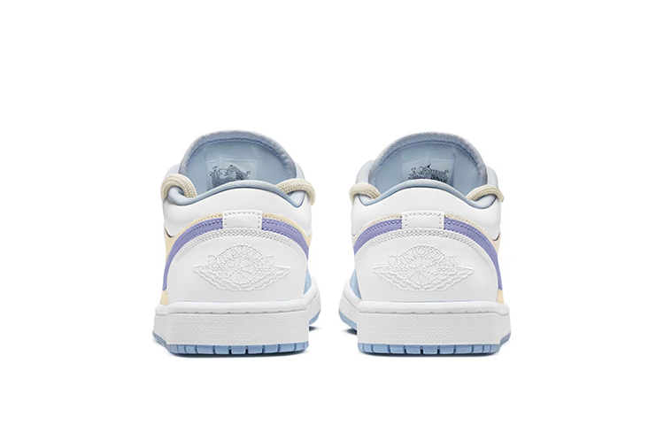 Shop [Custom Shoes] (Women) Air Jordan 1 Low 'University Blue Cream Sea Salt'