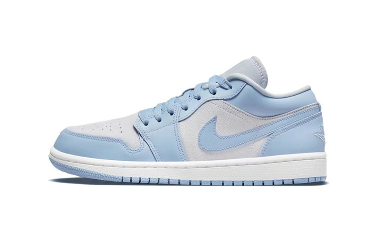 Details for [Custom Shoes] (Women) Air Jordan 1 Low 'University Blue Cream Sea Salt'