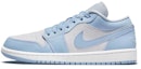 Details for (W) 커스텀 에어 조던 1 로우 '유니버시티 블루 크림' DC0774-050(TeamY-女款奶油海盐大学蓝)