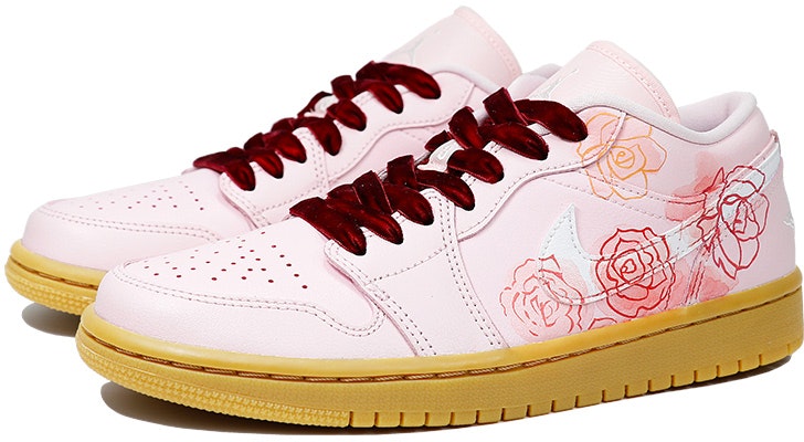 (W) 에어 조던 1 로우 '발렌타인 핑크 검' (Air Jordan 1 Low 'Valentine Pink Gum') DC0774-601(TeamThree-女款情人节红粉) Lookbook (W) 에어 조던 1 로우 '발렌타인 핑크 검' (Air Jordan 1 Low 'Valentine Pink Gum') DC0774-601(TeamThree-女款情人节红粉)