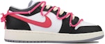 Order (W) 커스텀 에어 조던 1 로우 '빈티지 그레이-라즈베리 핑크' 553560-053(Team33-树莓粉-女款-黑白粉)