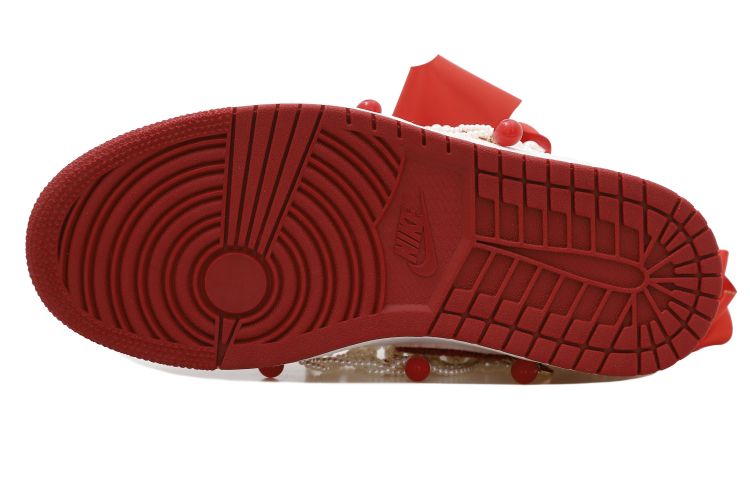 Purchase (W) カスタムAJ1 ロー "ウェディングパール" (グレー/白/赤) DJ4891-061(Team拾玖-挚爱一生S-BOX）