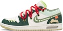 Order (W) 커스텀 에어 조던 1 로우 '화이트 그린 활기찬 토끼' (70 characters) FD9906-131(TeamA-AJ沙漠兔子S-BOX)