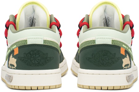 (W) カスタムAJ1 ロー 白緑活兎 (カスタムAJ1 ロー しろみどりかつと) FD9906-131(TeamA-AJ沙漠兔子S-BOX) Purchase (W) カスタムAJ1 ロー 白緑活兎 (カスタムAJ1 ロー しろみどりかつと) FD9906-131(TeamA-AJ沙漠兔子S-BOX)