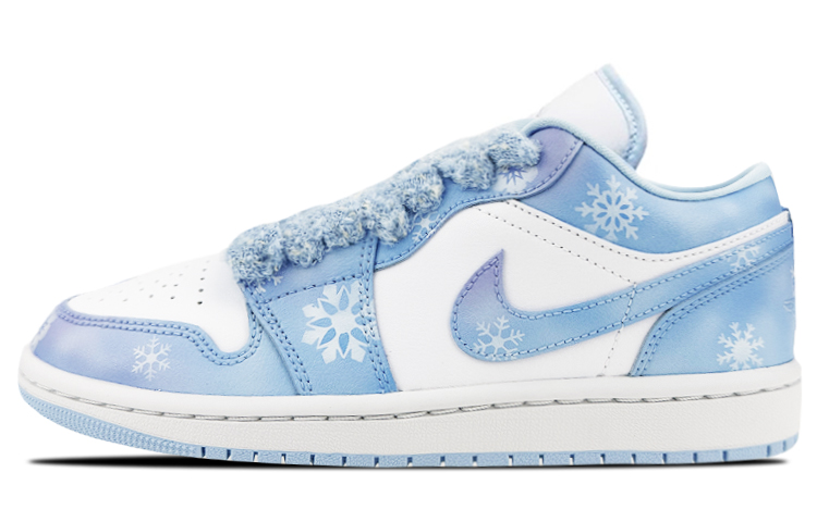 Buy (W) [定制鞋款] Air Jordan 1 Low '白蓝中国新年冰雪' DC0774-141(Team叁-女款AJ冰雪奇缘QD)