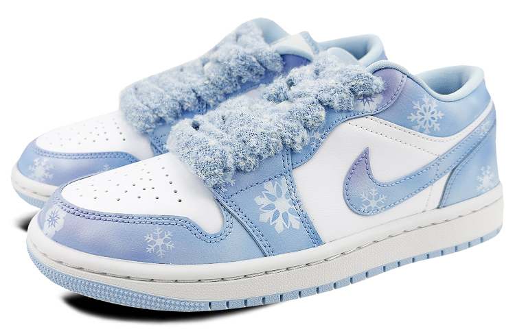 Lookbook (W) [定制鞋款] Air Jordan 1 Low '白蓝中国新年冰雪' DC0774-141(Team叁-女款AJ冰雪奇缘QD)