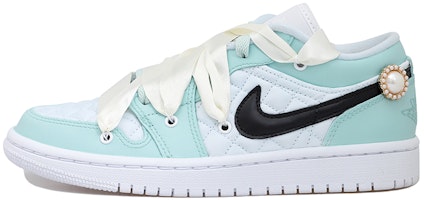 (W) カスタム AJ1 ロー "ホワイトジェムシルク" DB6480-100(Team拾玖-丝绸宝石蓝S-BOX) Buy (W) カスタム AJ1 ロー "ホワイトジェムシルク" DB6480-100(Team拾玖-丝绸宝石蓝S-BOX)