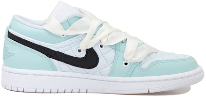 (W) カスタム AJ1 ロー "ホワイトジェムシルク" DB6480-100(Team拾玖-丝绸宝石蓝S-BOX) Order (W) カスタム AJ1 ロー "ホワイトジェムシルク" DB6480-100(Team拾玖-丝绸宝石蓝S-BOX)