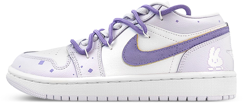 (W) 【定制鞋款】Air Jordan 1 Low '白紫色' DC0774-501(Team76-女款紫色兔兔S-BOX) Order (W) 【定制鞋款】Air Jordan 1 Low '白紫色' DC0774-501(Team76-女款紫色兔兔S-BOX)