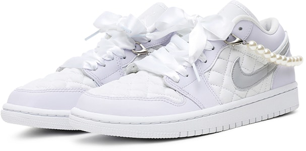 (W) Zapatillas personalizadas Air Jordan 1 Low 'Blanco Morado Princesa Sisi' DB6480-100(Team15-茜茜公主) Lookbook (W) Zapatillas personalizadas Air Jordan 1 Low 'Blanco Morado Princesa Sisi' DB6480-100(Team15-茜茜公主)