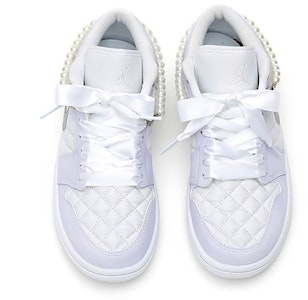 (W) Zapatillas personalizadas Air Jordan 1 Low 'Blanco Morado Princesa Sisi' DB6480-100(Team15-茜茜公主) Shop (W) Zapatillas personalizadas Air Jordan 1 Low 'Blanco Morado Princesa Sisi' DB6480-100(Team15-茜茜公主)