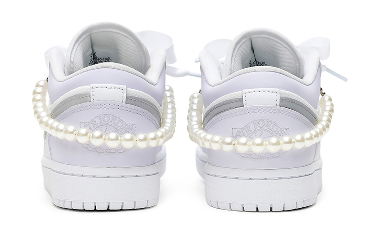 Purchase (W) [Sepatu Kustom] Air Jordan 1 Low 'Putih Ungu Quilted Sisi Princess' DB6480-100(Team15-茜茜公主)