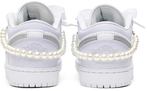 (W) Zapatillas personalizadas Air Jordan 1 Low 'Blanco Morado Princesa Sisi' DB6480-100(Team15-茜茜公主) Purchase (W) Zapatillas personalizadas Air Jordan 1 Low 'Blanco Morado Princesa Sisi' DB6480-100(Team15-茜茜公主)