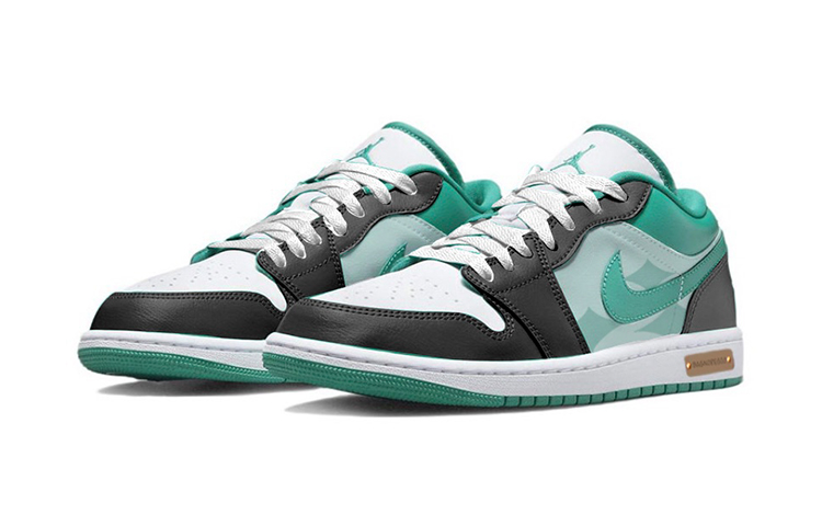 Lookbook (W) 에어 조던 1 로우 '위장'(커스텀) DC0774-132(Team48-荒野迷踪)