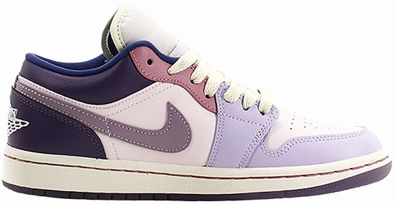 【客製化球鞋】 Jordan Air Jordan 1 Low 冬季雪景 抗磨損 低筒 復古籃球鞋 女款 粉紫色 Order 【客製化球鞋】 Jordan Air Jordan 1 Low 冬季雪景 抗磨損 低筒 復古籃球鞋 女款 粉紫色