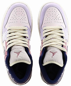 【客製化球鞋】 Jordan Air Jordan 1 Low 冬季雪景 抗磨損 低筒 復古籃球鞋 女款 粉紫色 Shop 【客製化球鞋】 Jordan Air Jordan 1 Low 冬季雪景 抗磨損 低筒 復古籃球鞋 女款 粉紫色