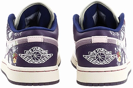 【客製化球鞋】 Jordan Air Jordan 1 Low 冬季雪景 抗磨損 低筒 復古籃球鞋 女款 粉紫色 Purchase 【客製化球鞋】 Jordan Air Jordan 1 Low 冬季雪景 抗磨損 低筒 復古籃球鞋 女款 粉紫色