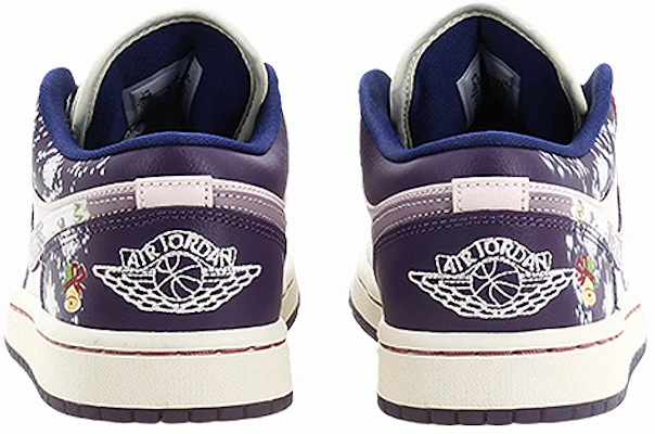 【客製化球鞋】 Jordan Air Jordan 1 Low 冬季雪景 抗磨損 低筒 復古籃球鞋 女款 粉紫色 Purchase 【客製化球鞋】 Jordan Air Jordan 1 Low 冬季雪景 抗磨損 低筒 復古籃球鞋 女款 粉紫色