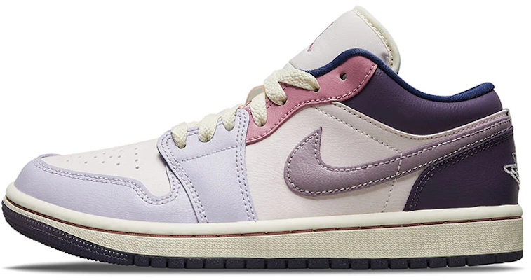 【客製化球鞋】 Jordan Air Jordan 1 Low 冬季雪景 抗磨損 低筒 復古籃球鞋 女款 粉紫色 Sizing 【客製化球鞋】 Jordan Air Jordan 1 Low 冬季雪景 抗磨損 低筒 復古籃球鞋 女款 粉紫色