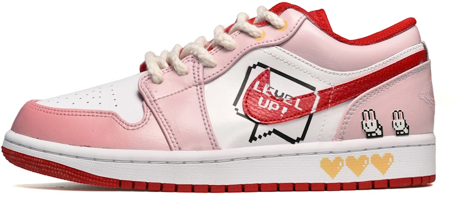 (W) Jordan 1 Low "Año del Conejo" Rosa/Blanco 553560-163(TeamE-女款可爱兔子粉红白) Buy (W) Jordan 1 Low "Año del Conejo" Rosa/Blanco 553560-163(TeamE-女款可爱兔子粉红白)