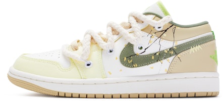 (W) 에어 조던 1 로 '노란 풍경'(Air Jordan 1 Low '노란 풍경') FD9906-131(TeamR-女款黄风铃黄白棕) Buy (W) 에어 조던 1 로 '노란 풍경'(Air Jordan 1 Low '노란 풍경') FD9906-131(TeamR-女款黄风铃黄白棕)