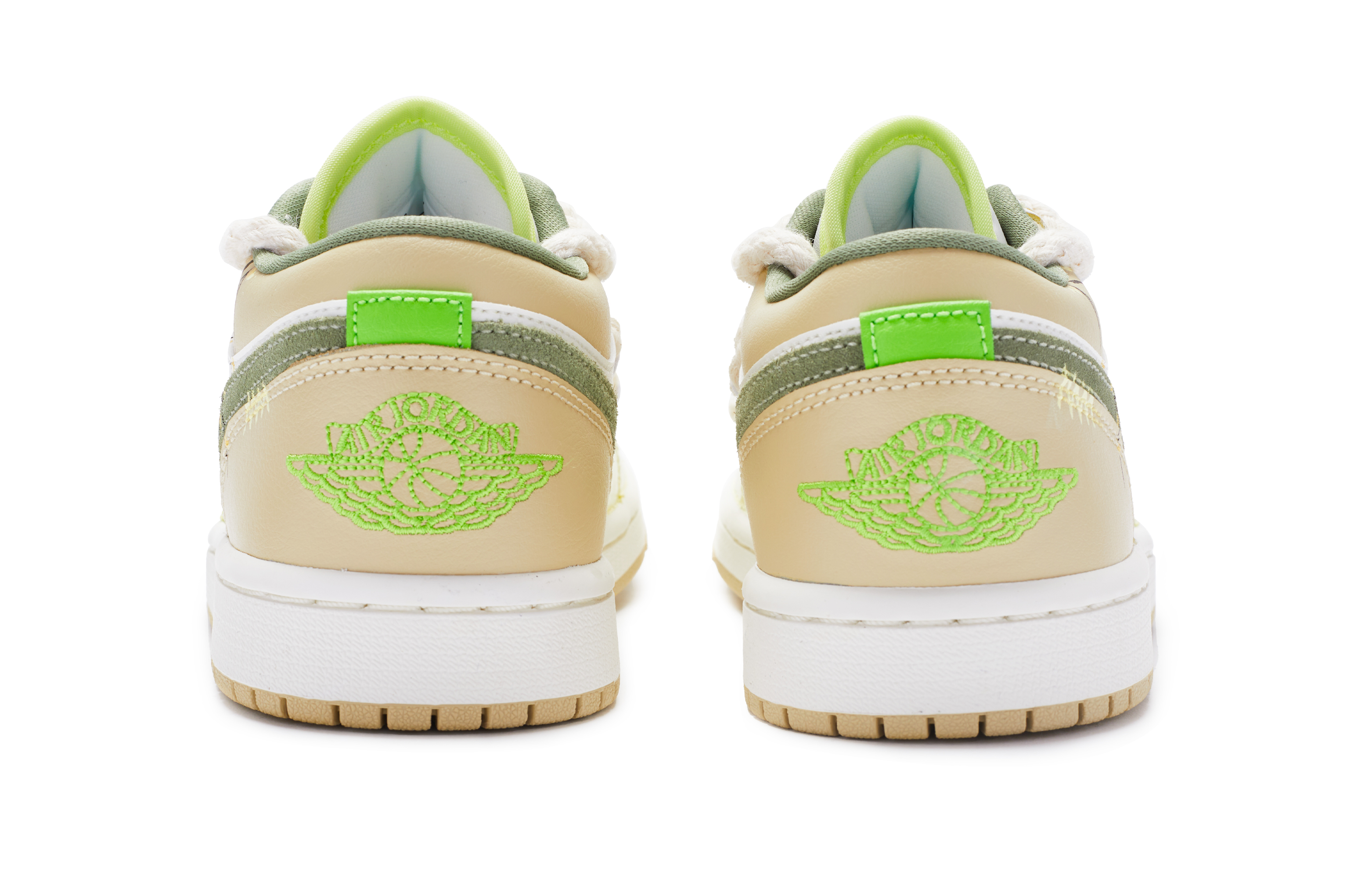 Shop (W) 에어 조던 1 로우 '노란 풍경' (커스텀 슈즈) FD9906-131(TeamR-女款黄风铃S-BOX)