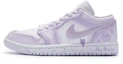 Buy 【定制球鞋】Jordan Air Jordan 1 Low 811製造 第七頁序 縈纏白日夢 低幫 復古籃球鞋 女款 白紫
