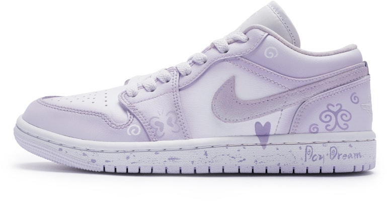 (W) Air Jordan 1 Low Personalizadas "Blanco Púrpura Ensueño" DC0774-501(Team80-女款缱绻白日梦白紫) Buy (W) Air Jordan 1 Low Personalizadas "Blanco Púrpura Ensueño" DC0774-501(Team80-女款缱绻白日梦白紫)