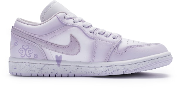 【定制球鞋】Jordan Air Jordan 1 Low 811製造 第七頁序 縈纏白日夢 低幫 復古籃球鞋 女款 白紫 Order 【定制球鞋】Jordan Air Jordan 1 Low 811製造 第七頁序 縈纏白日夢 低幫 復古籃球鞋 女款 白紫