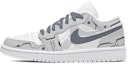 Buy 【定制球鞋】 Jordan Air Jordan 1 Low 風活動 噴繪 機械戰甲 低幫 復古籃球鞋 女款 黑白灰