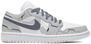 Order 【定制球鞋】 Jordan Air Jordan 1 Low 風活動 噴繪 機械戰甲 低幫 復古籃球鞋 女款 黑白灰