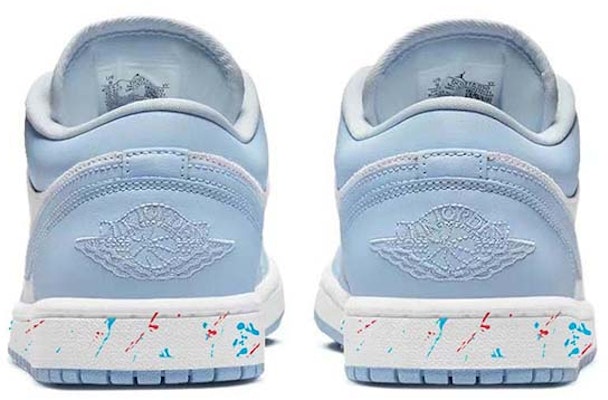 (W) ウィメンズ カスタムシューズ エアジョーダン1 ロー ホワイト/ブルー/レッド 'フルイドスプラッシュ' DC0774-050(Team56-流体泼墨) Shop (W) ウィメンズ カスタムシューズ エアジョーダン1 ロー ホワイト/ブルー/レッド 'フルイドスプラッシュ' DC0774-050(Team56-流体泼墨)