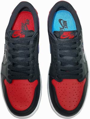 【定制球鞋】 Jordan Air Jordan 1 Low OG "NC to Chi" 平行宇宙 蜘蛛侠 低帮 复古籃球鞋 女款 黑紅 Shop 【定制球鞋】 Jordan Air Jordan 1 Low OG "NC to Chi" 平行宇宙 蜘蛛侠 低帮 复古籃球鞋 女款 黑紅