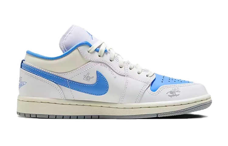 [Custom Shoes] (W) Jordan 1 Low Retro 'Cyberpunk Blueprint' 圖 2