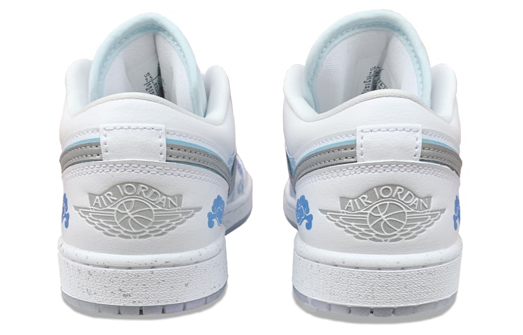 Details for (W) [Sepatu Custom] Air Jordan 1 Low SE 'Dare To Fly Putih Silver' FB1874-101(Team21-女款祥云光变)