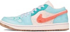 Buy (W) 에어 조던 1 로우 SE '마이티 스우시 발렌타인' (커스텀) DM5443-666(TeamE-女款天开景运红金蓝)