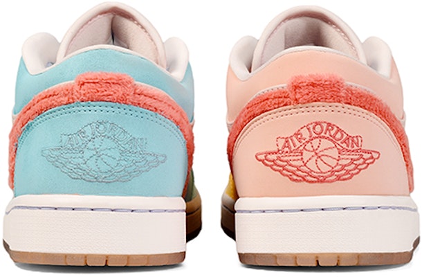 (W) 에어 조던 1 로우 SE '마이티 스우시 발렌타인' (커스텀) DM5443-666(TeamE-女款天开景运红金蓝) Details for (W) 에어 조던 1 로우 SE '마이티 스우시 발렌타인' (커스텀) DM5443-666(TeamE-女款天开景运红金蓝)