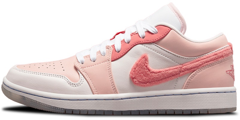 (W) 에어 조던 1 로우 SE '마이티 스우시 발렌타인' (커스텀) DM5443-666(TeamE-女款天开景运红金蓝) 1