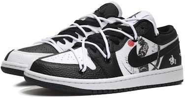 【定制球鞋】 Jordan Air Jordan 1 Low SE 武士道 日式 潮 新時尚 陰陽 熊貓 低幫 復古籃球鞋 女款 黑白 Lookbook 【定制球鞋】 Jordan Air Jordan 1 Low SE 武士道 日式 潮 新時尚 陰陽 熊貓 低幫 復古籃球鞋 女款 黑白