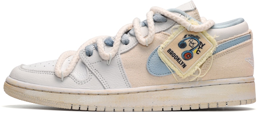 (W) Zapatillas Personalizadas Air Jordan 1 Low SE "Menta y Gris" DQ4151-500(TeamE-女款毛边布贴蓝灰) Buy (W) Zapatillas Personalizadas Air Jordan 1 Low SE "Menta y Gris" DQ4151-500(TeamE-女款毛边布贴蓝灰)