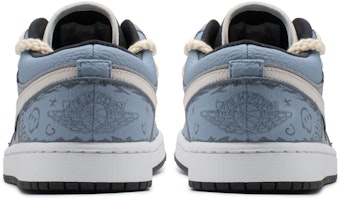 (W) 에어 조던 1 로우 '블루그레이 사운드웨이브 그래피티' (커스텀) DR0502-101(TeamA-AJL蓝灰音波S-BOX) Details for (W) 에어 조던 1 로우 '블루그레이 사운드웨이브 그래피티' (커스텀) DR0502-101(TeamA-AJL蓝灰音波S-BOX)