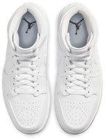 【定制球鞋】 Jordan Air Jordan 1 Mid 2020款 原創小鯊魚限定 達文西定制 中幫 籃球鞋 女款 純白 1