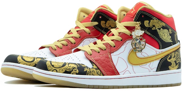 (W) 에어 조던 1 미드 '행운' (2022 커스텀) DV0576-176(Team42-良缘女款红金S-BOX) Shop (W) 에어 조던 1 미드 '행운' (2022 커스텀) DV0576-176(Team42-良缘女款红金S-BOX)