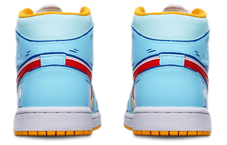 [Custom Shoes] (W) Jordan 1 Mid 'Anime Christmas Blue White Red' 圖 5