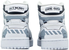 (W) カスタムAJ1ミッド "アーケードパンク" 554725-130(TeamR-女款喷涂复古红白电路图) Shop (W) カスタムAJ1ミッド "アーケードパンク" 554725-130(TeamR-女款喷涂复古红白电路图)