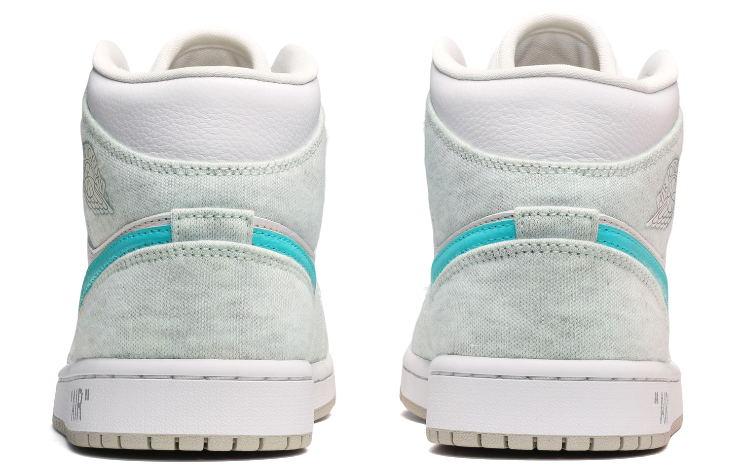 [Custom Shoes] (W) Jordan 1 Mid 'Aurora Green Blue' 圖 4