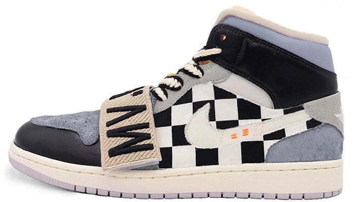 【訂製球鞋】Jordan Air Jordan 1 Mid 中幫 復古籃球鞋 女款 黑白 Buy 【訂製球鞋】Jordan Air Jordan 1 Mid 中幫 復古籃球鞋 女款 黑白